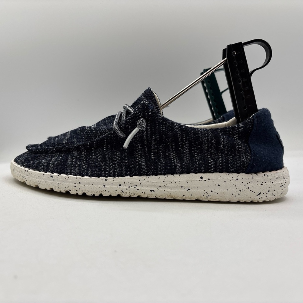Hey Dude Wendy Sox Navy Women’s Size 7 121922500 Slip On All Day Comfort Shoes